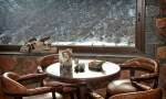 Καφετέρια Wild Rose, Ξενοδοχείο Kaimak Inn Spa Resort Καιμάκτσαλαν διαμονή Παλιός Άγιος Αθανάσιος σουίτες